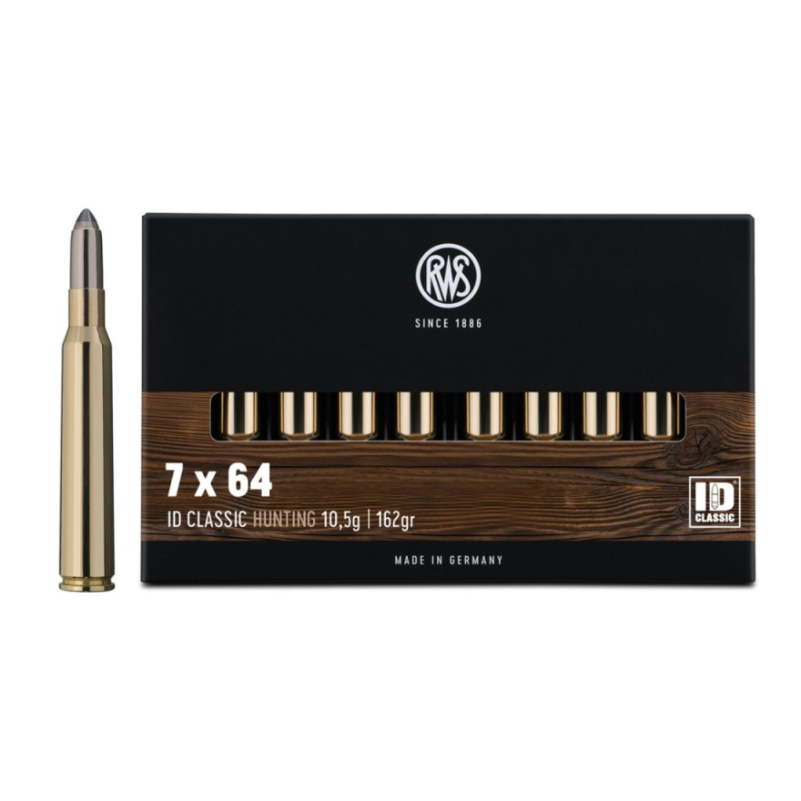 RWS 7x64 ID Classic 10.5g/162gr Gewehrpatronen