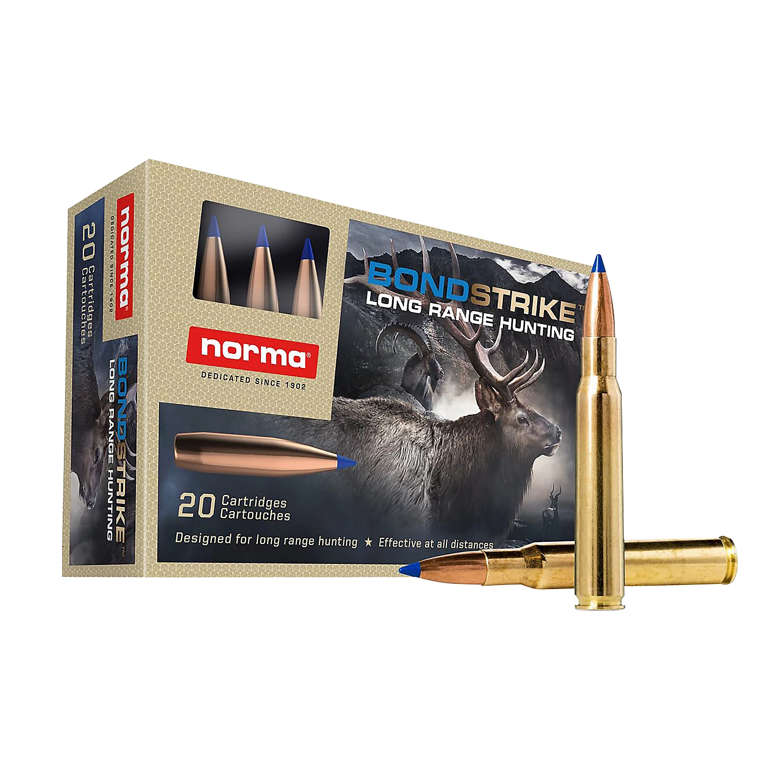 Norma .30-06 Bondstrike Extreme 11.7g/180gr Gewehrpatronen