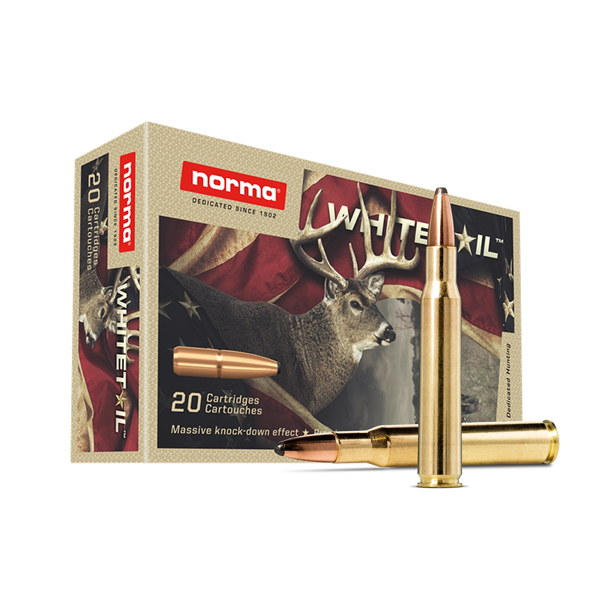 Norma .30-06 Whitetail 9.7g/150gr Gewehrpatronen