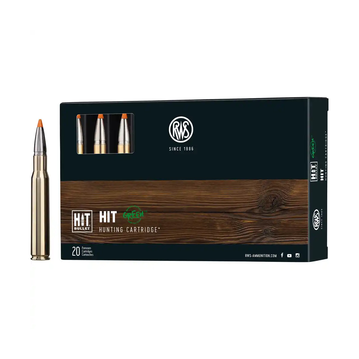 RWS .30-06 HIT 10.7g/165gr Gewehrpatronen