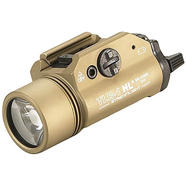 Taktische Waffenlampe TLR-1 HL, 1'000 Lumen (inkl. Batterien)