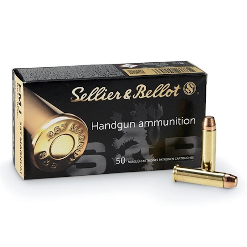 Sellier & Bellot 357 Magnum SB FMJ 10,25g/158gr Revolverpatronen