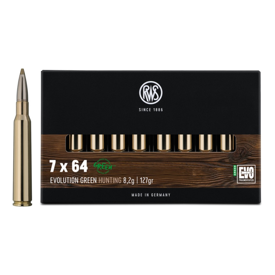 RWS 7x64 EVO Green 8.2g/127gr Gewehrpatronen