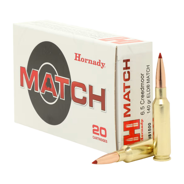 Hornady Match 6.5 Creedmoor ELD Match 9.07g/140gr Gewehrmunition