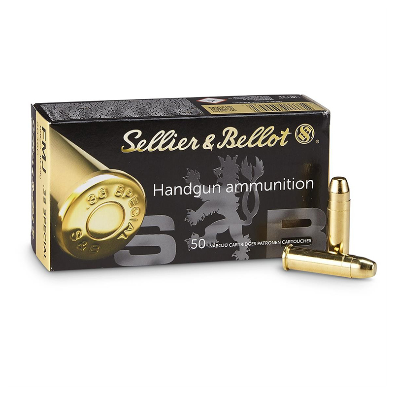Sellier & Bellot 38 Special SB FMJ 10.25g/158gr Revolverpatronen