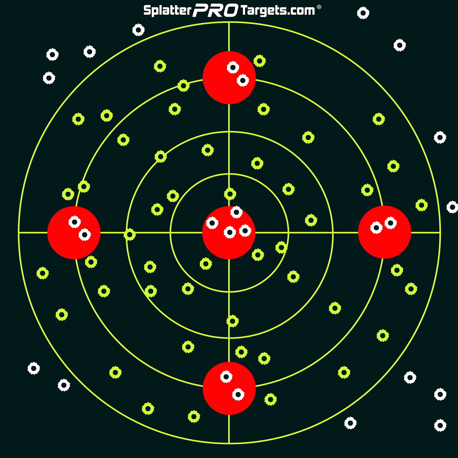Splatter Pro Targets Zielscheiben GBU 0112, 30x30cm, 10er Packung