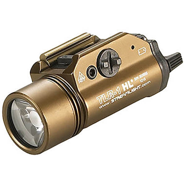 Taktische Waffenlampe TLR-1 HL, 1'000 Lumen (inkl. Batterien)