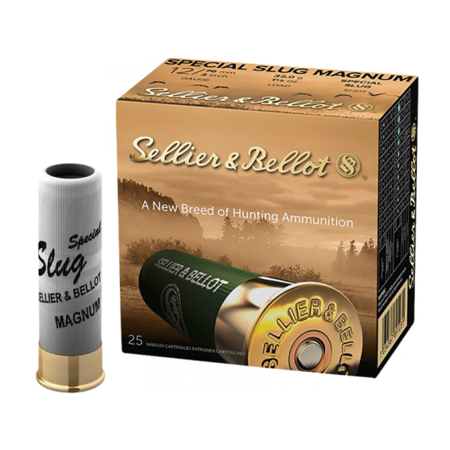 Sellier & Bellot 12x76 SB Special Slug Magnum 32g Schrotflintenpatronen