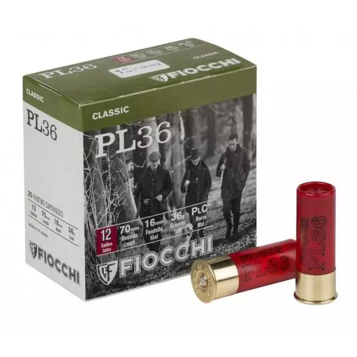 Fiocchi 12/70 PL 36 Hase 3,5mm 36g Schrotpatronen