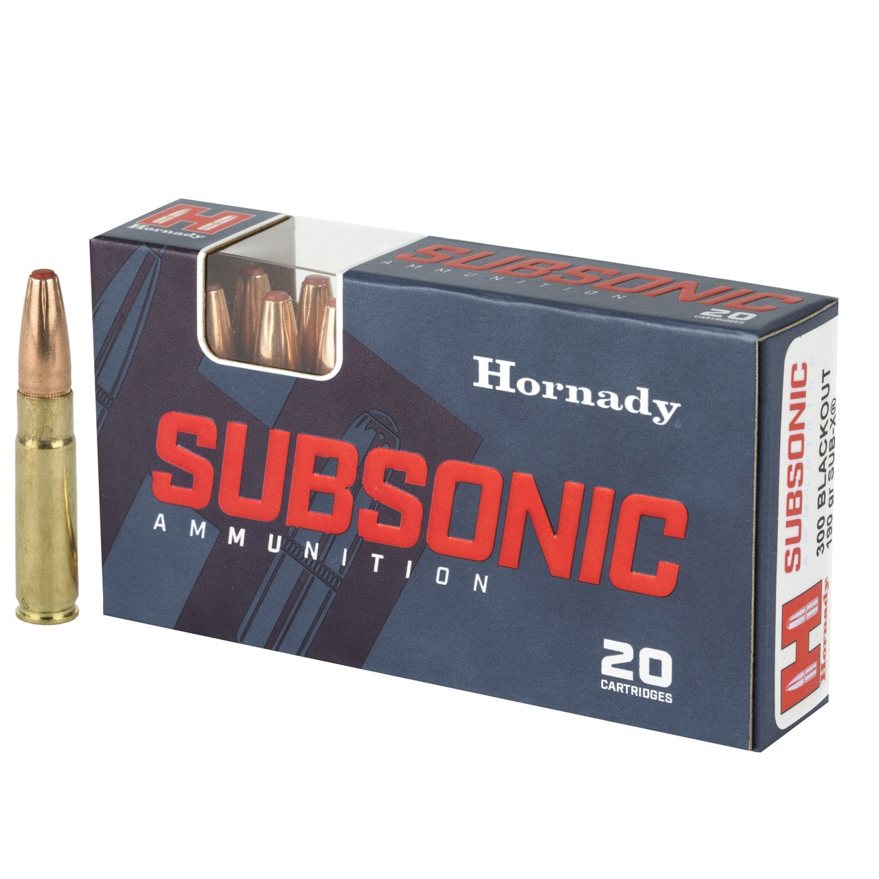 Hornady Subsonic 300 Blackout SUB-X 12.31g/190gr Gewehrpatrone