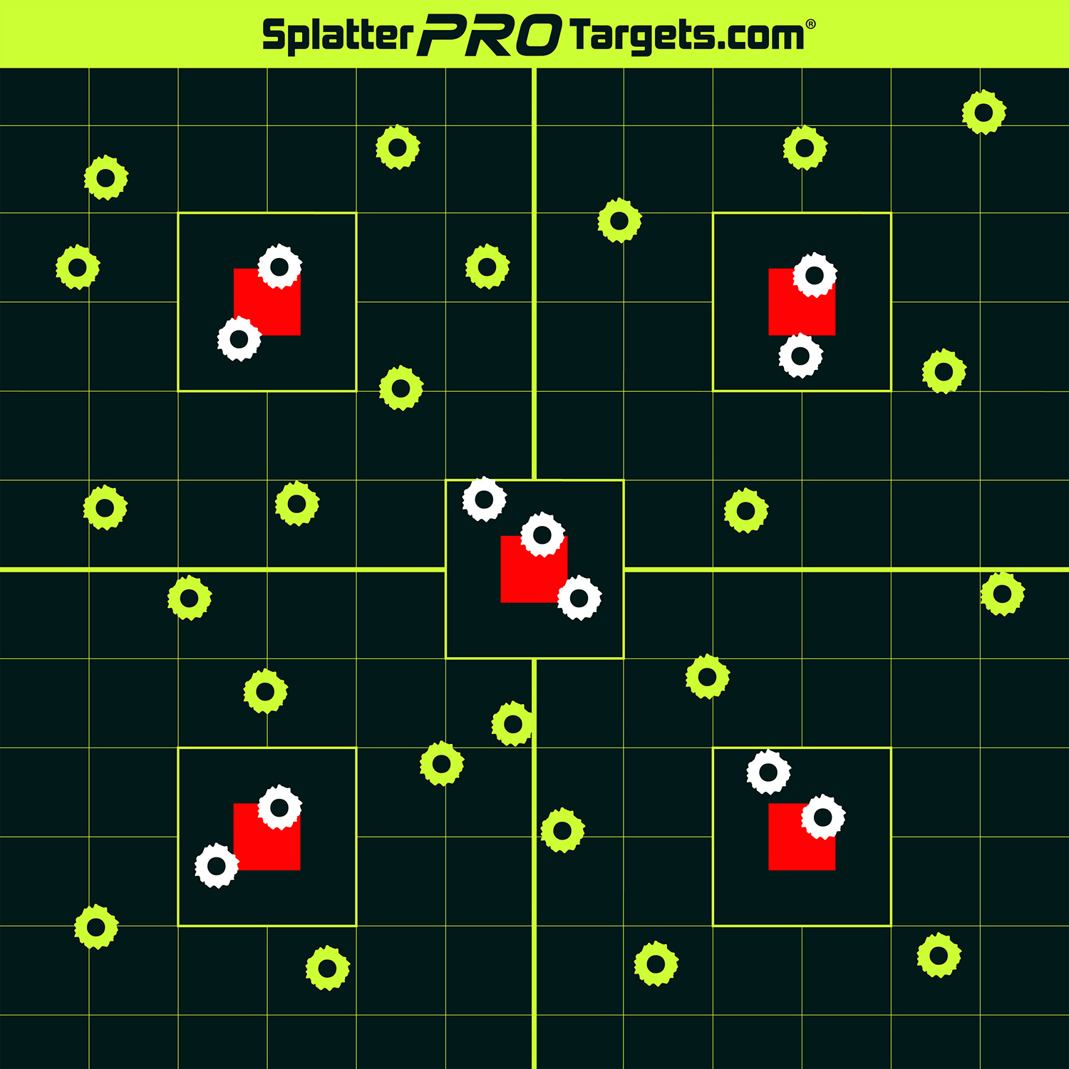 Splatter Pro Targets Zielscheiben GBU 0212, 30x30cm, 10er Packung