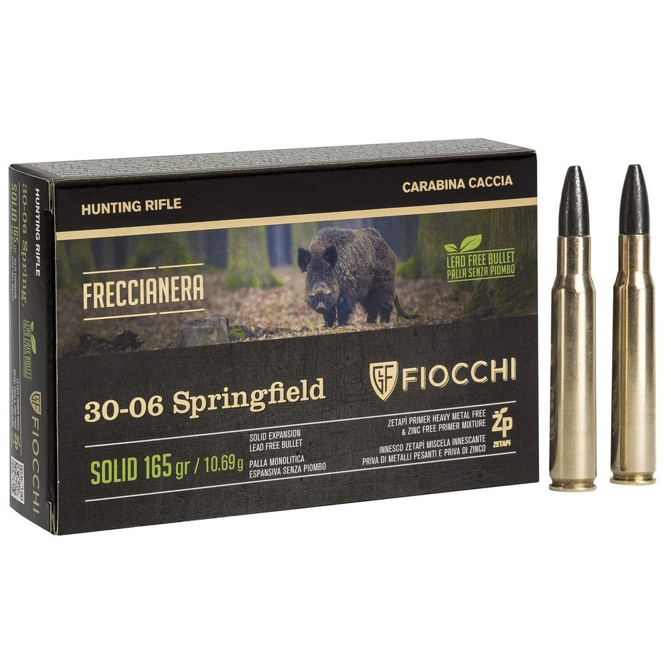 Fiocchi .30-06 Springfield ZP SE Freccia Nera 10,7g/165gr Jagdmunition