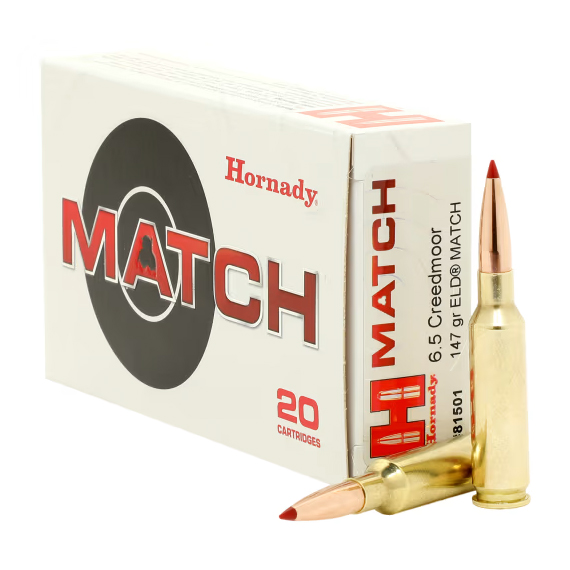 Hornady Match 6.5 Creedmoor ELD Match  9.53/147gr Gewehrpatrone