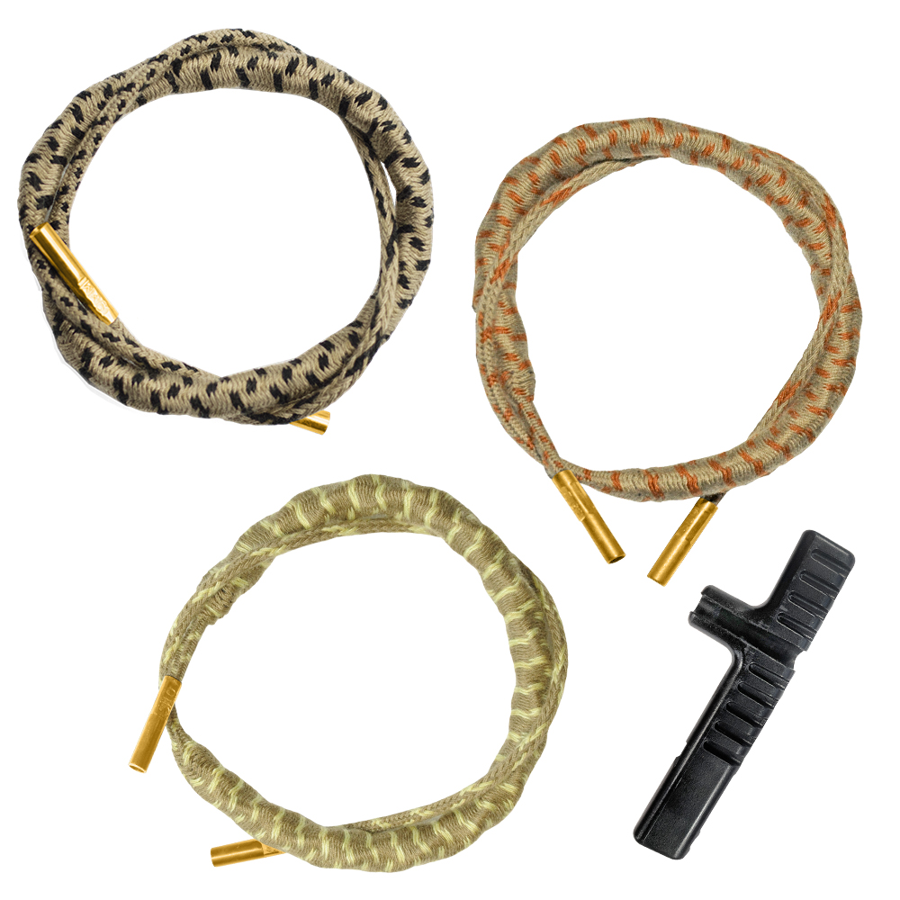 Ripcord Pistol Trio - 9mm, .40 & .45 cal Pull-Through Bore Cleaners