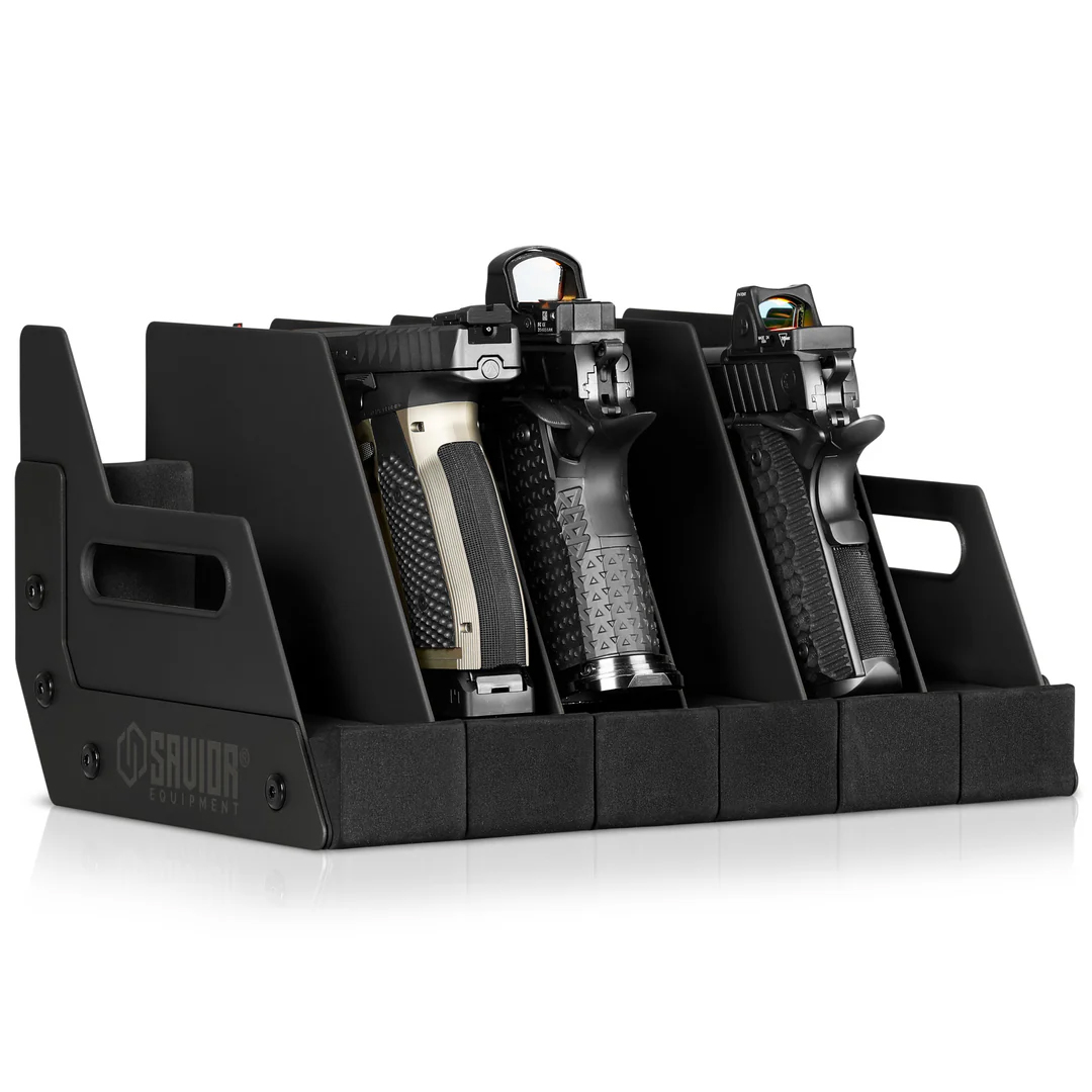 Pistol Rack - 6 Pistolen, Black